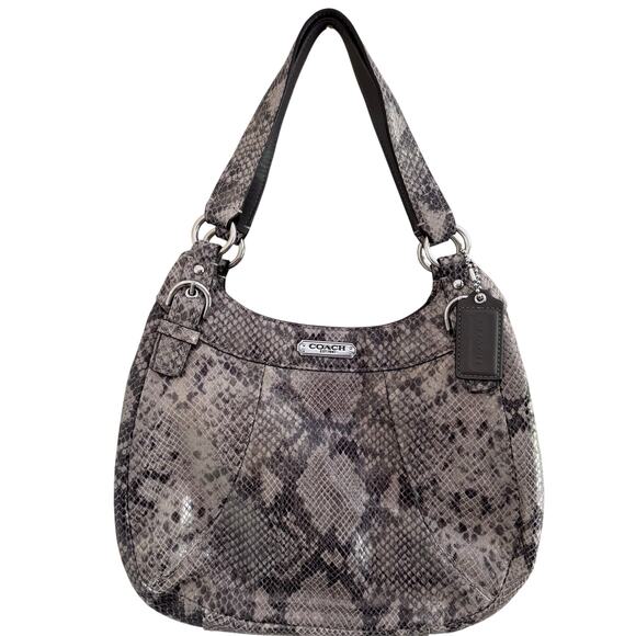 Vintage Coach Python Snake Skin Hobo Bag - Picture 1 of 12